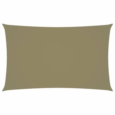 VidaXL Zonnescherm rechthoekig 3x6 m oxford stof beige