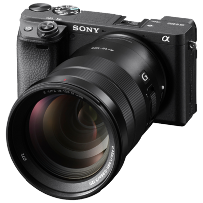 Sony A6400 zwart + SEL 18-105mm F/4.0 G OSS Powerzoom E-Mount