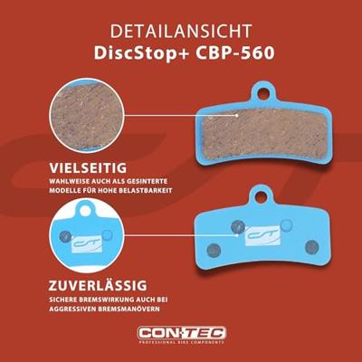 CONTEC schijfremblok "discstop+ cbp-560" ct disc brake pads cbp-560 organic