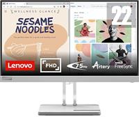 Lenovo L22e-40, 21,5 inch Full HD monitor, 1920 x 1080, 75Hz, 250 nits, 4 ms reactietijd, VA-paneel, HDMI, VGA, AMD Radeon FreeSync, ontspiegeld, 4,2 kg, grijs - thumbnail