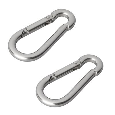 Pro Plus Karabijnhaak RVS 2st.