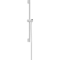 Hansgrohe Unica glijstang Pulsify S 65 cm met push-schuifstuk en doucheslang, mat wit - thumbnail