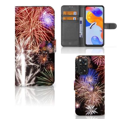 Xiaomi Redmi Note 11 Pro 5G/4G | Wallet Case | met Pasjes | Vuurwerk Xiaomi Redmi Note 11 Pro 5G/4G | Wallet Case | met Pasjes | Vuurwerk