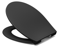 Mueller Toza Sevilla softclose toiletzitting met Quick-Release zwart - thumbnail