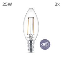 Philips 2W - E14 - 2700K - 250 lumen set van 2 929001238341 - thumbnail