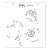 Sizzix • layered stencils layered peony 4stuks - thumbnail