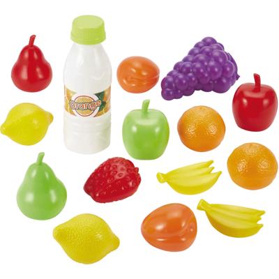 Ecoiffier speelgoed eten fruit en groenten, 15dlg.