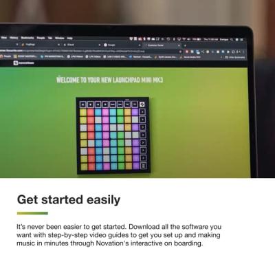 Novation Launchpad Mini MK3 MIDI Grid Controller met software