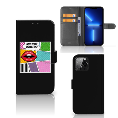 iPhone 13 Pro Max | Wallet Case | met Pasjes | Popart Princess iPhone 13 Pro Max | Wallet Case | met Pasjes | Popart Princess