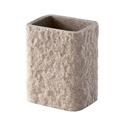 Tandenborstelhouder Sapho Aries Vrijstaand 11.8x9.4x6.6 cm Polyresin Beige Tandenborstelhouder Sapho Aries Vrijstaand 11.8x9.4x6.6 cm Polyresin Beige