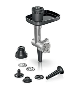 Bosch Hunting Adventure Set Fleischwolf+Zubehör für Bosch Küchenmaschine Serie 6 MUZS6HA Vleesmolen Zwart, RVS