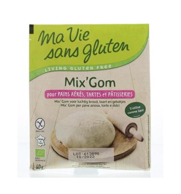 Ma Vie Sans Bindmiddel voor brood gebak mix gom glutenvrij bio 60 Gram