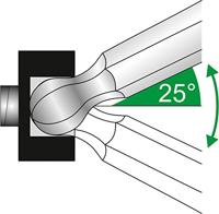 Matador Schraubwerkzeuge Haakse schroevendraaier Inbus 2.5 mm - thumbnail
