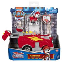 Paw Patrol Rescue Knights Marshall + Deluxe Voertuig - thumbnail