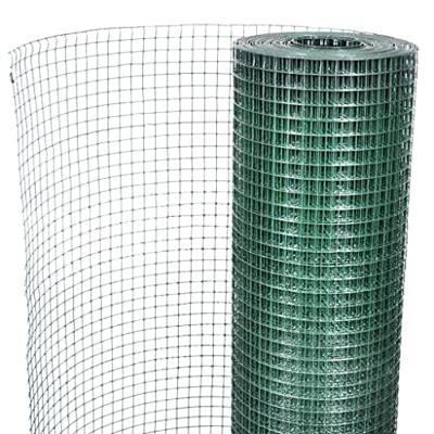 VidaXL Kippengaas 10x1 m gegalvaniseerd staal met pvc-coating groen