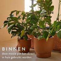 Elho Amber Grail 30 - Bruin - Ø 30 x H 28 cm - Binnen en Buiten - 100% gerecycled - thumbnail