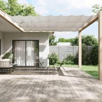 Luifel verticaal 180x1200 cm oxford stof wit - thumbnail