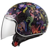 LS2 jethelm "of558 sphere lux ii bloom" helmet of558 sph. ii bloom m blue/colorful - thumbnail