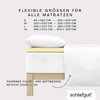 Schlafgut Schlafgut Pure Jersey Topper Hoeslaken L - 140x200 - 160x220 164 Yellow Mid - thumbnail