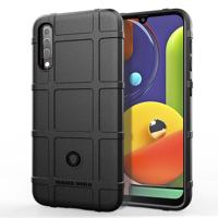 Volledige dekking schokbestendig TPU Case voor Galaxy A50s (zwart) - thumbnail