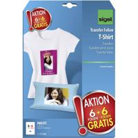 Sigel T1156 T-shirt transferfolie 197 g/m² 12 vellen - thumbnail