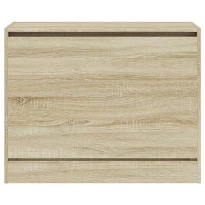 VidaXL Schoenenkast 80x34x63 cm bewerkt hout sonoma eikenkleurig