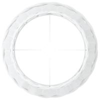 VidaXL Lampenkap ø38x23 cm wicker wit - thumbnail