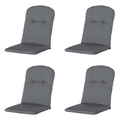 Kuip hoog Rib grey 96 cm x 45 cm (4 stuks) Madison - Madison