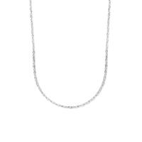 Ketting Ankerschakel zilver 4,0 mm 45 cm - thumbnail