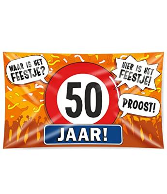 Paperdreams gevel vlag - 50 jaar