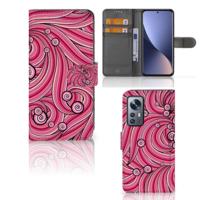 Xiaomi 12 | 12X Hoesje Swirl Pink - thumbnail