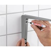 Permanente markeerstift Edding 8850 Boor Zwart (5 Stuks) - thumbnail