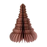 Papieren kerstboom glitter 40 cm oud roze kerstversiering Buitengewoon de Boet - Buitengewoon de boet - thumbnail