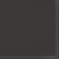 Wandtafel 200x35x75,5 cm gehard glas zwart - thumbnail