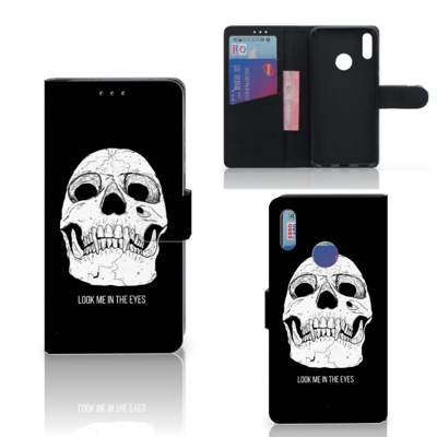 Telefoonhoesje met Naam Huawei Y7 Pro | Y7 Prime (2019) Skull Eyes Telefoonhoesje met Naam Huawei Y7 Pro | Y7 Prime (2019) Skull Eyes