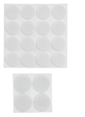 HEMA Set zelfklevend vilt (wit)