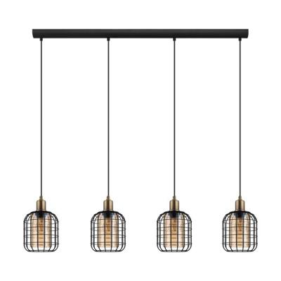 Eglo Eetkamer hanglampChisle met amber glas - 43528