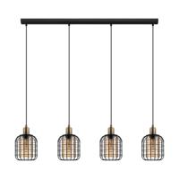 Eglo Eetkamer hanglampChisle met amber glas - 43528 - thumbnail