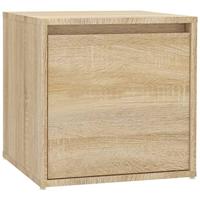 Garderobe set bewerkt hout sonoma eikenkleurig - thumbnail