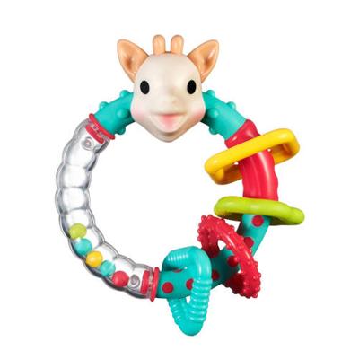 Rammelaar - Sophie de Giraffe - Met verschillende texturen - Geluidskralen - Vormen om mee te spelen