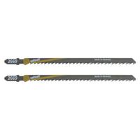 Wolfcraft sabelzaagbladen | t-schacht | hcs | l120mm | 2 stuks - 2669000 - thumbnail
