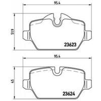 Remblokkenset, schijfrem BREMBO XTRA LINE P06037X - thumbnail