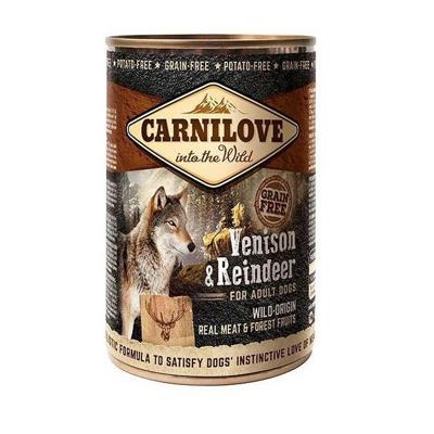 Carnilove hert met rendier natvoer hond (blik) 6 x 400 g Carnilove hert met rendier natvoer hond (blik) 6 x 400 g