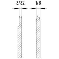 Miche Pista Tandwiel 17T met beugel 3/32 - Zilver - thumbnail