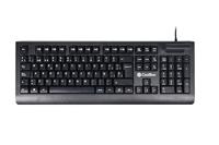 Toetsenbord CoolBox COO-TEC04DNI Zwart Qwerty Spaans - thumbnail