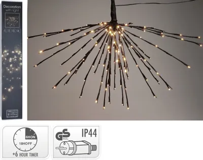 BAL 75CM 160LED WARM WIT