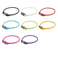 M-Wave cijfer-kabelslot silicone zwart 65cm12mm - thumbnail