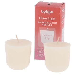 Bolsius cleanlight navulling Gardenia & Fig