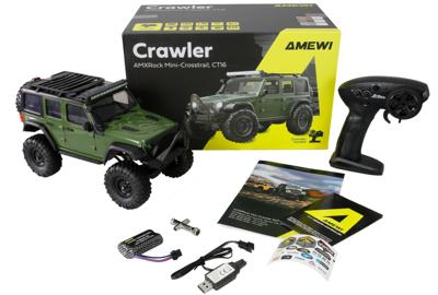 Amewi RC-Modell 1:16 Brushed Voertuig Elektro Crawler 4WD RTR 2,4 GHz