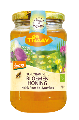 Bloemenhoning bio-dynamisch demeter bio 350 Gram Bloemenhoning bio-dynamisch demeter bio 350 Gram
